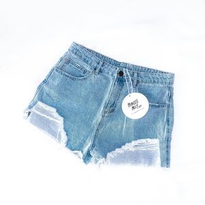 NWT princess Polly Elise shorts Denim Jean